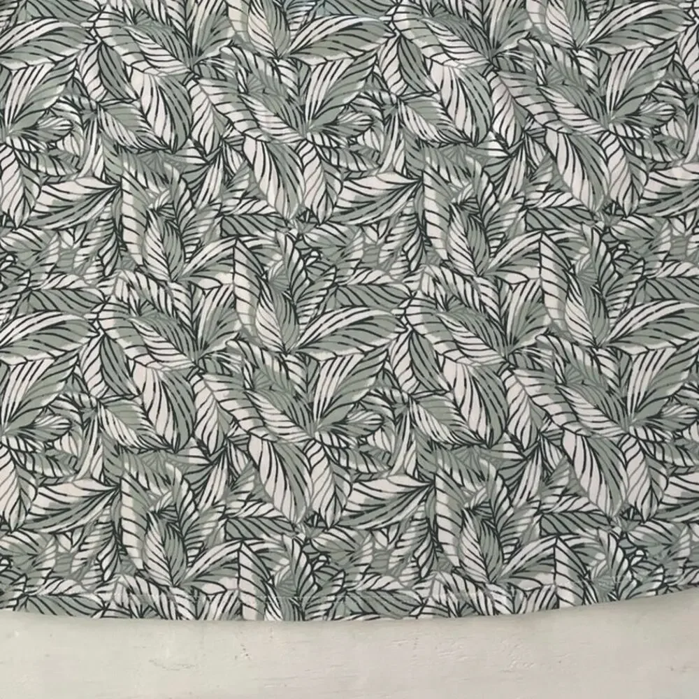 Eddie Bauer Faux Wrap Skirt Womens Size XL Walking Stretch Soft Tropical Tennis